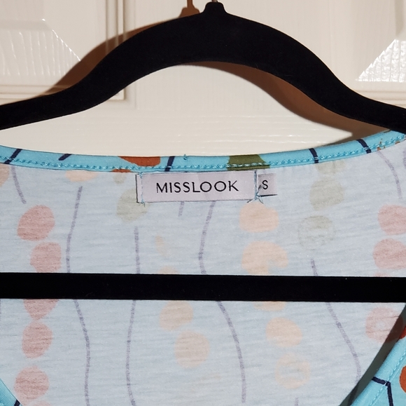 NWOT Blue printed maxi summer dress - Picture 4 of 6